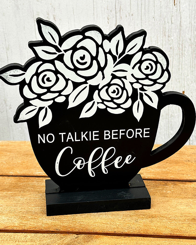 Coffee Cup Tabletop Sign