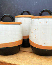 Country 3pc Ceramic Canister Set