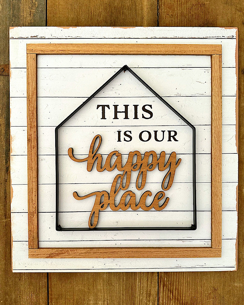Woodland House Design Wall Sign