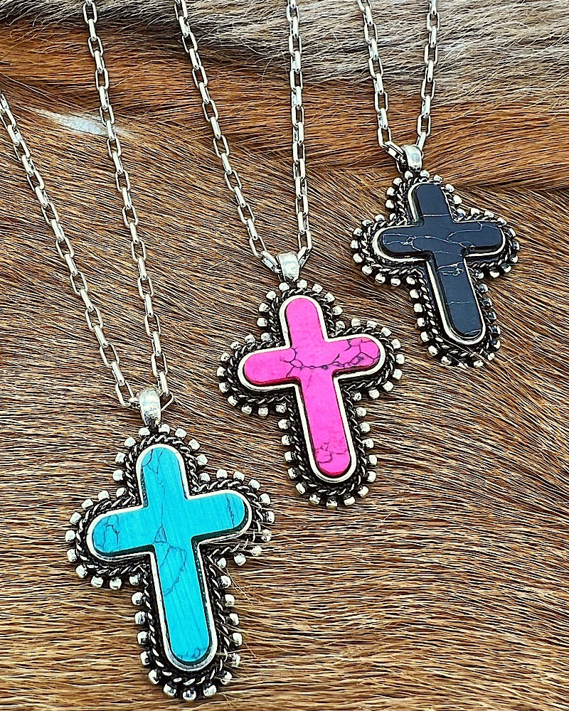 Amarillo Cross Necklace