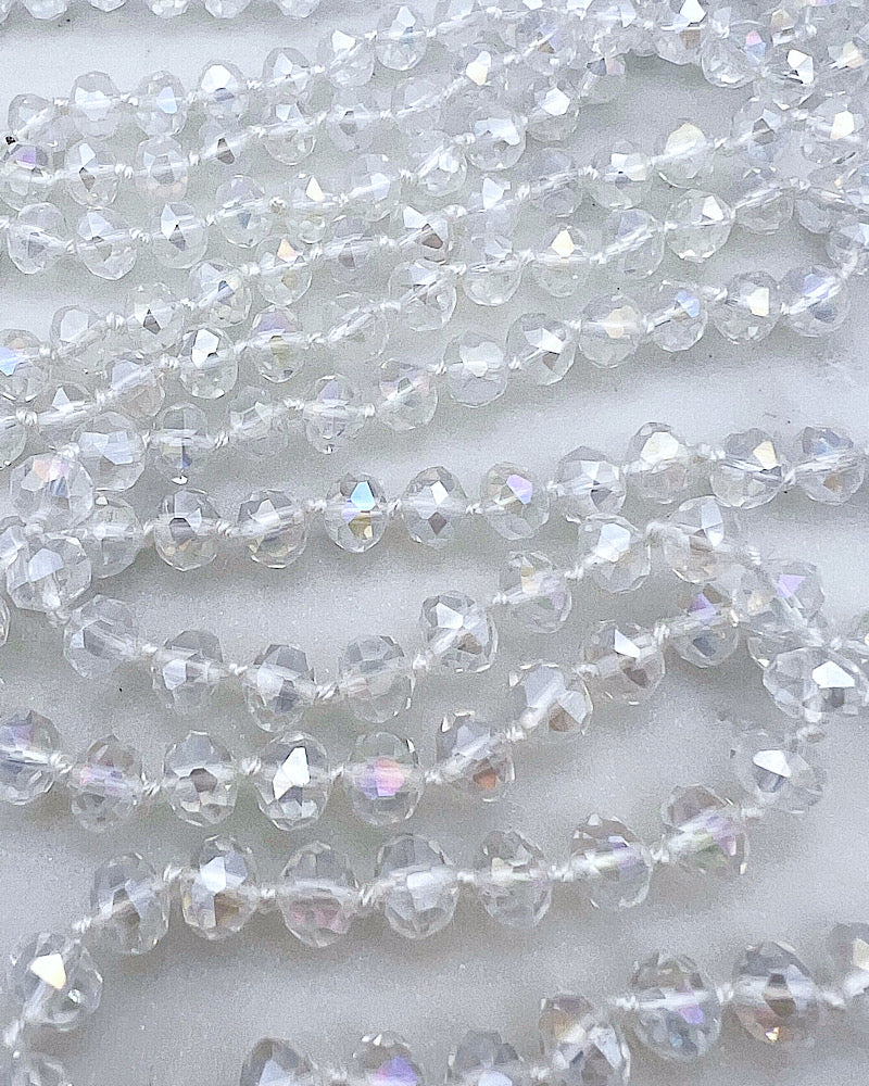 Clear Iridescent Layering Beads