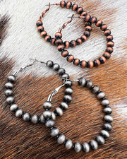 Henrietta Small Navajo Pearl Hoops