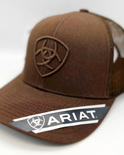 Ariat Brown Shield Logo Cap