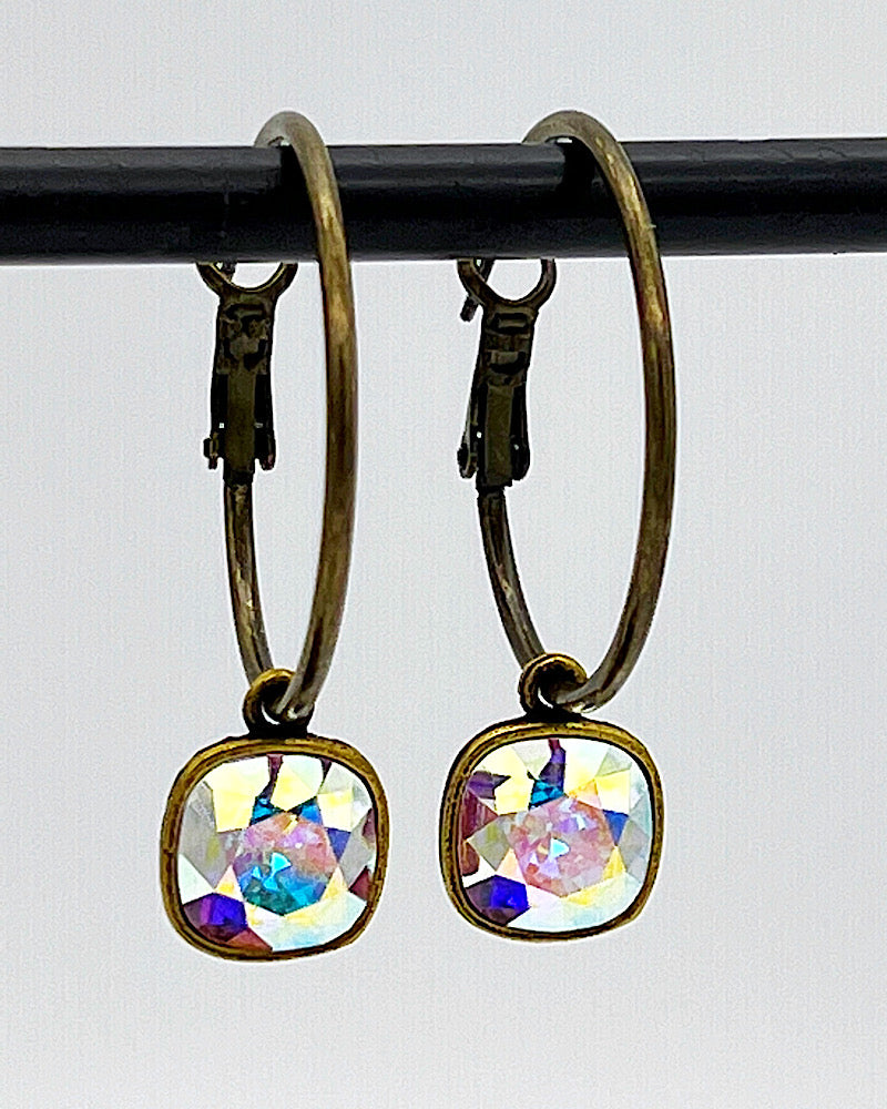 Kamille Gold/AB Dainty Hoops