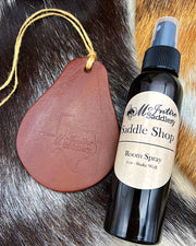 Saddle Shop Car Leather Tag & Room Spray