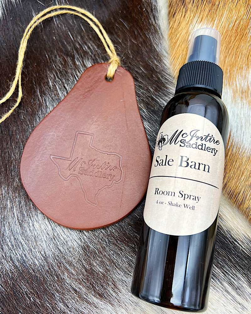 Sale Barn Leather Tag & Room Spray