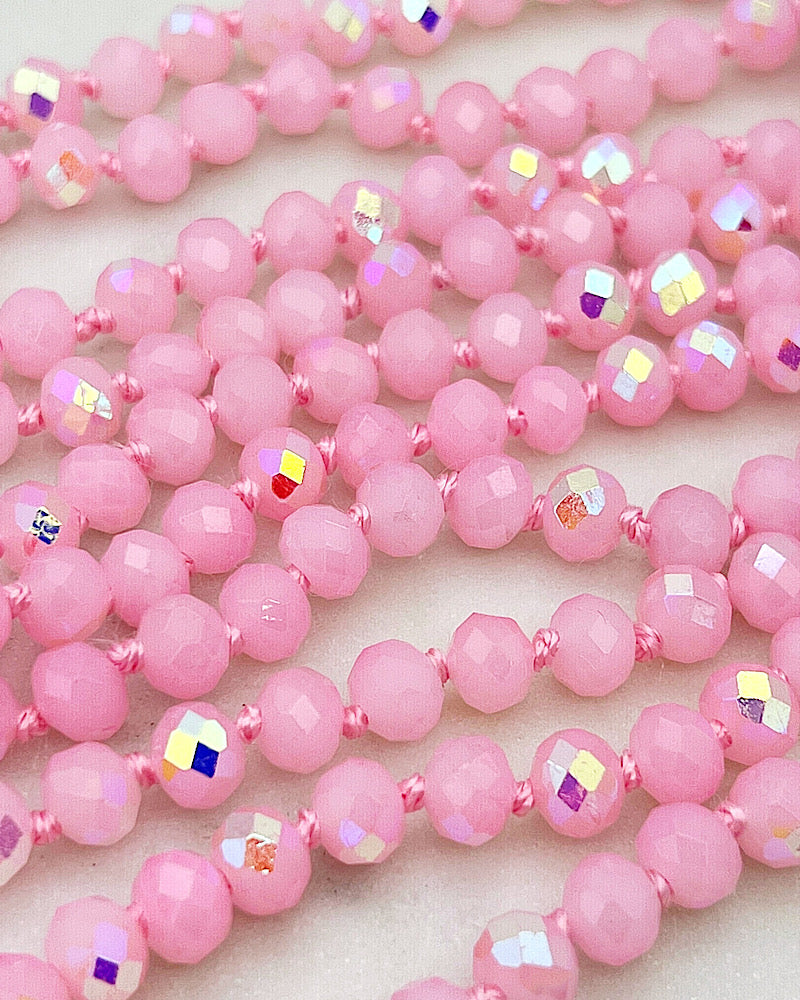 Pale Pink AB Layering Beads