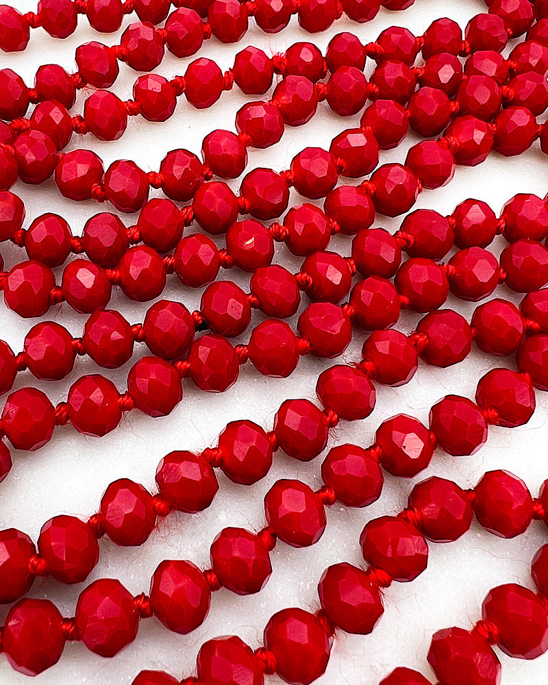 Red Layering Beads