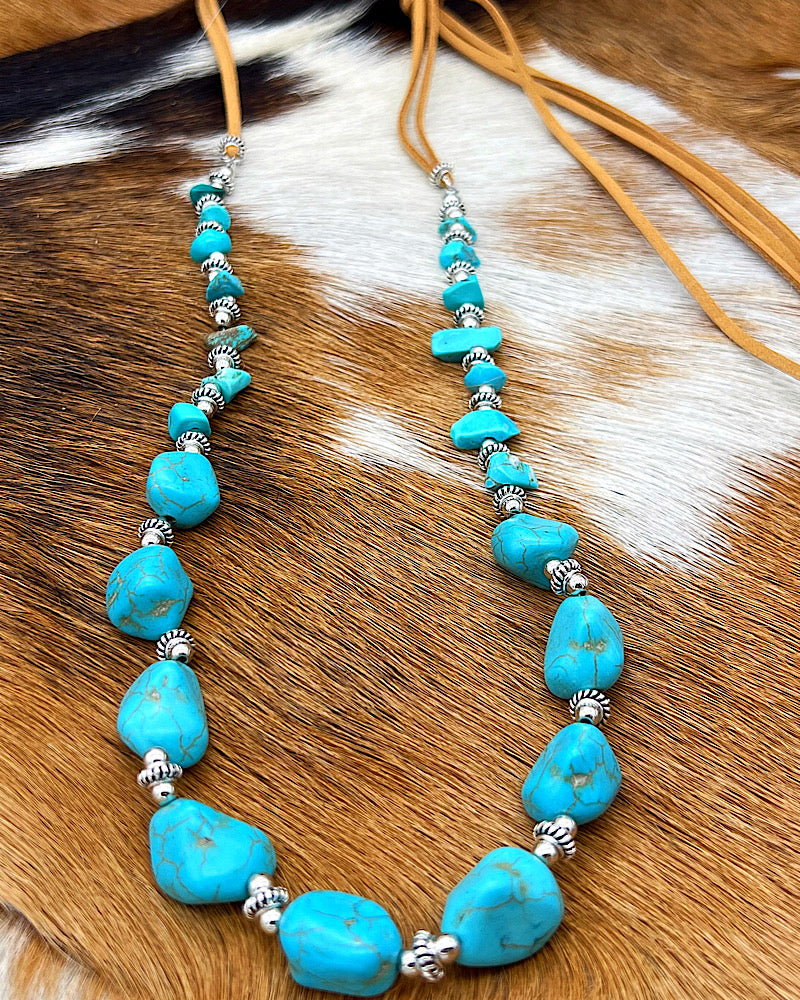 Tombstone Turquoise Necklace