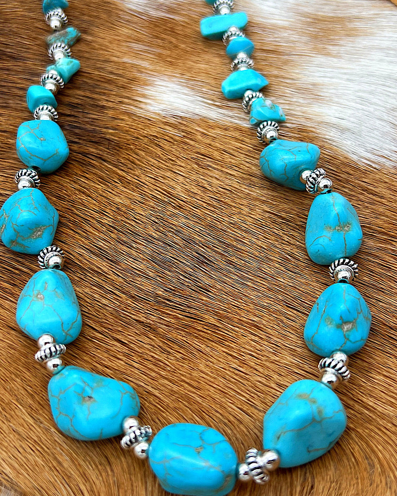 Tombstone Turquoise Necklace