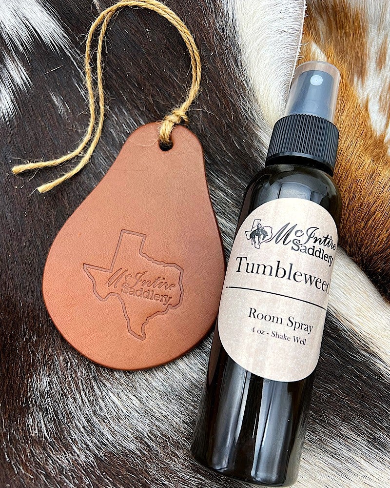 Tumbleweed Leather Tag & Room Spray