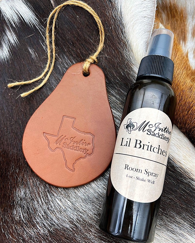 Lil Britches Car Leather Tag & Room Spray