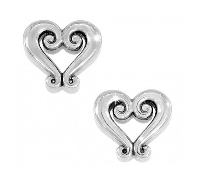 Genoa Heart Mini Post Earrings