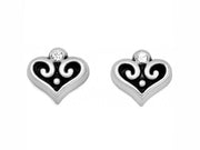 Alcazar Heart Mini Post Earrings