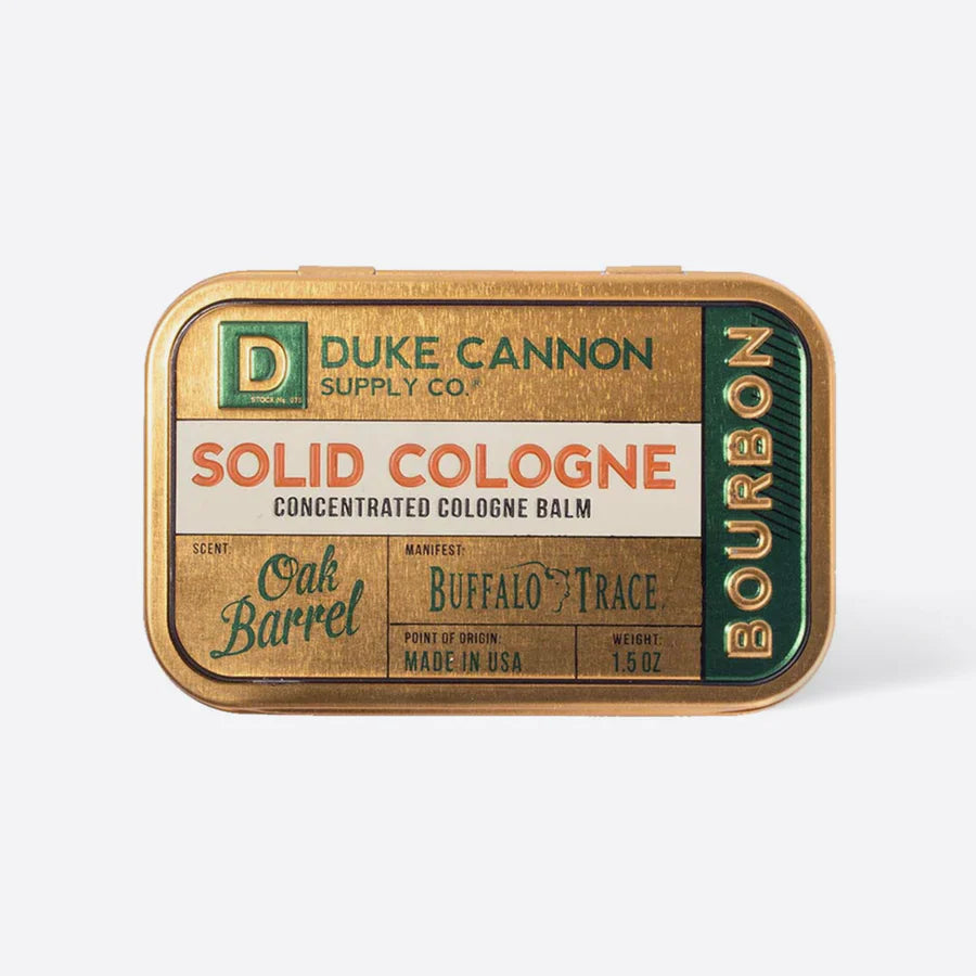 Bourbon Solid Cologne Balm