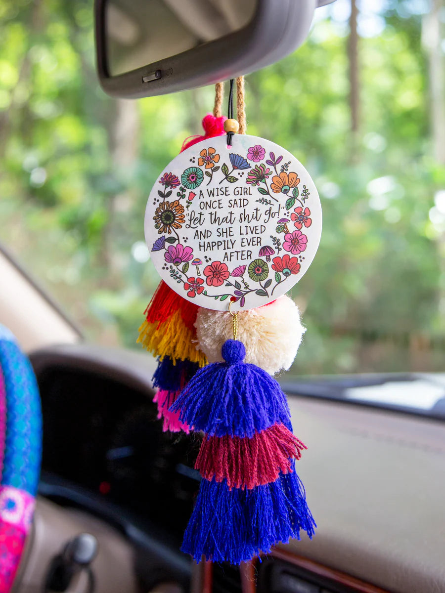 Wise Girl Tassel Air Freshener