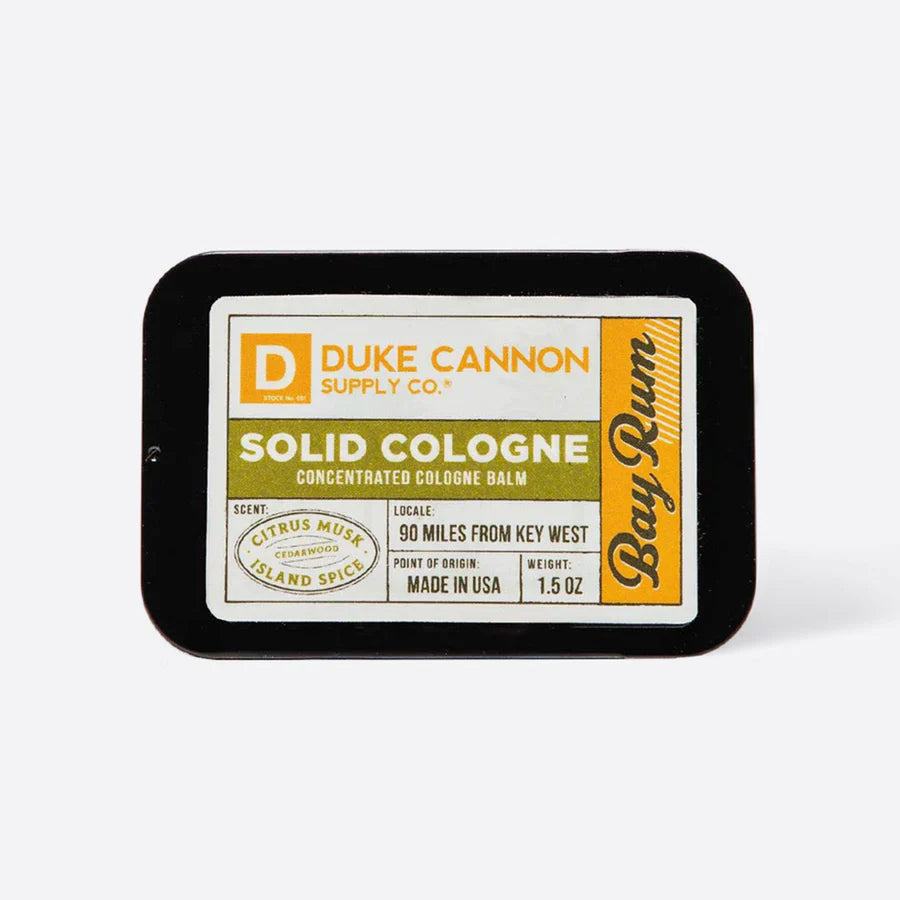 Bay Rum Solid Cologne Balm