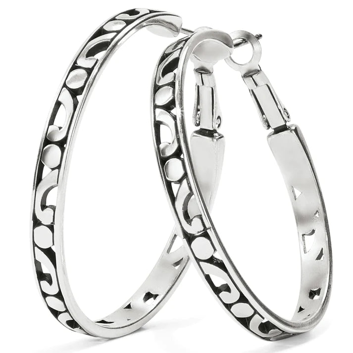 Contempo Large Hoop Earrings