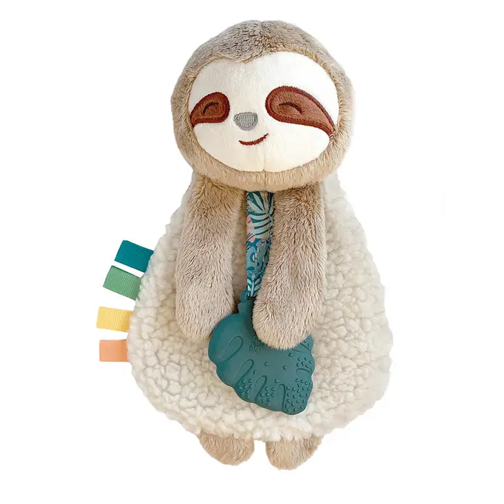 Itzy Lovey™ Plush Sloth with Silicone Teether Toy