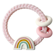 Rainbow Ritzy Rattle™ Silicone Teether Rattles