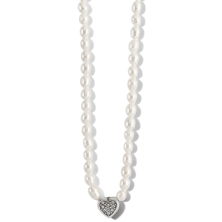 Meridian Zenith Heart Pearl Necklace