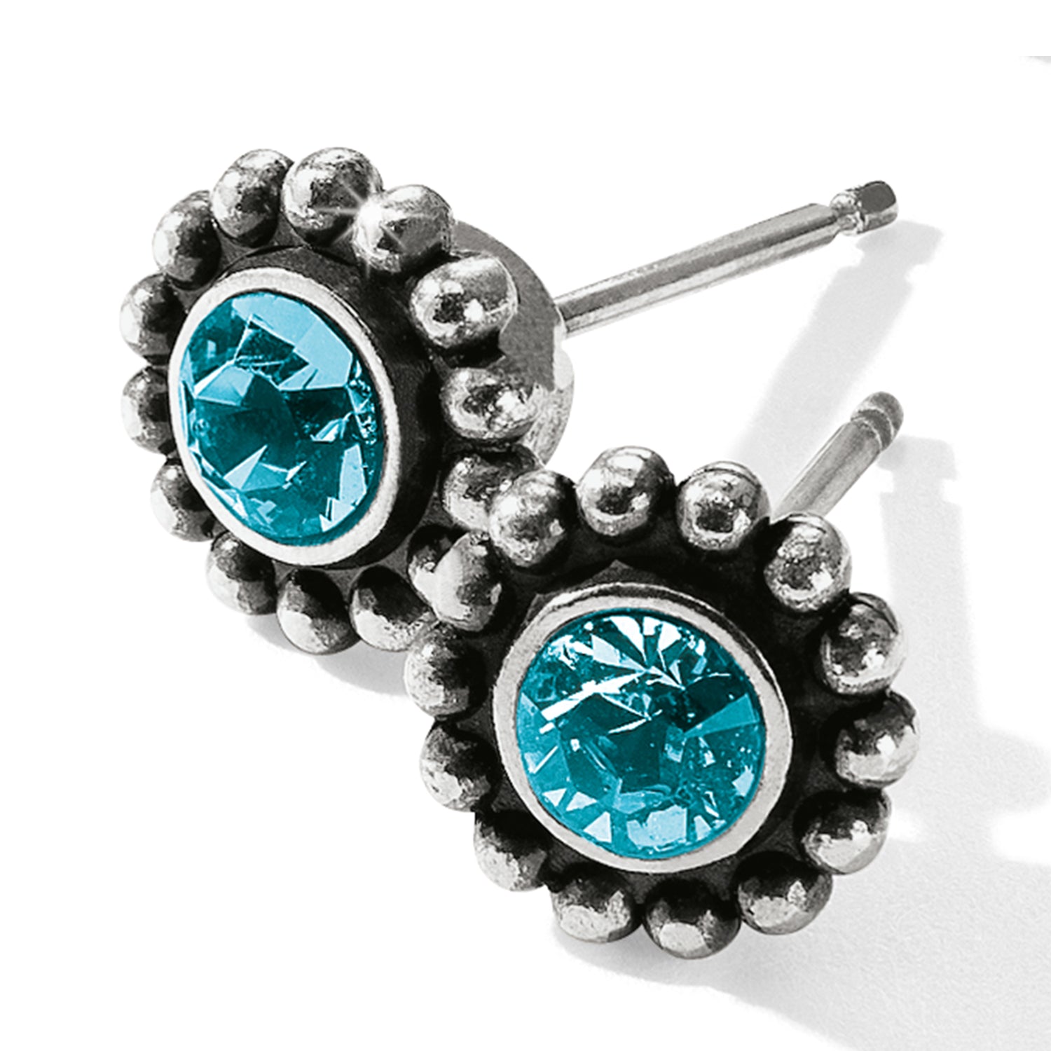 Twinkle Blue Zircon Mini Post Earrings