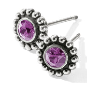 Twinkle Amethyst Mini Post Earrings