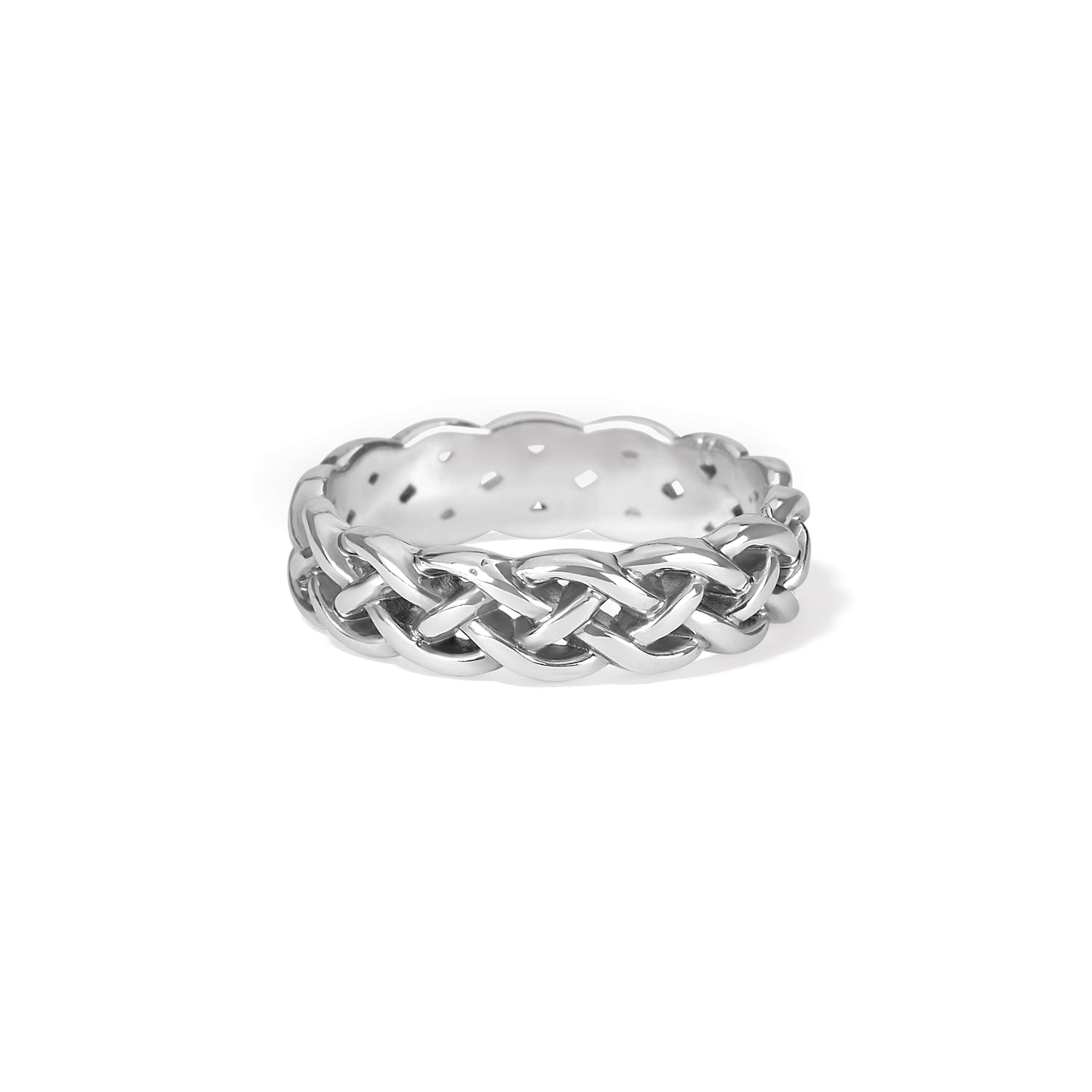 Interlok Braid Band Ring