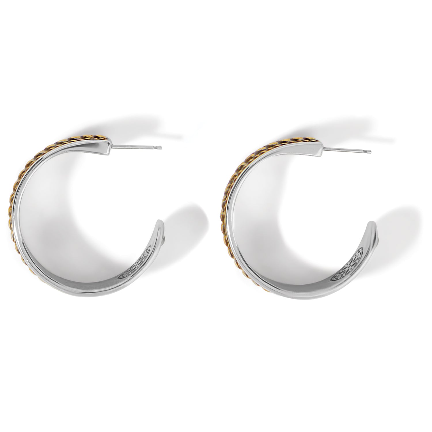 Monete Wide Hoop Earrings