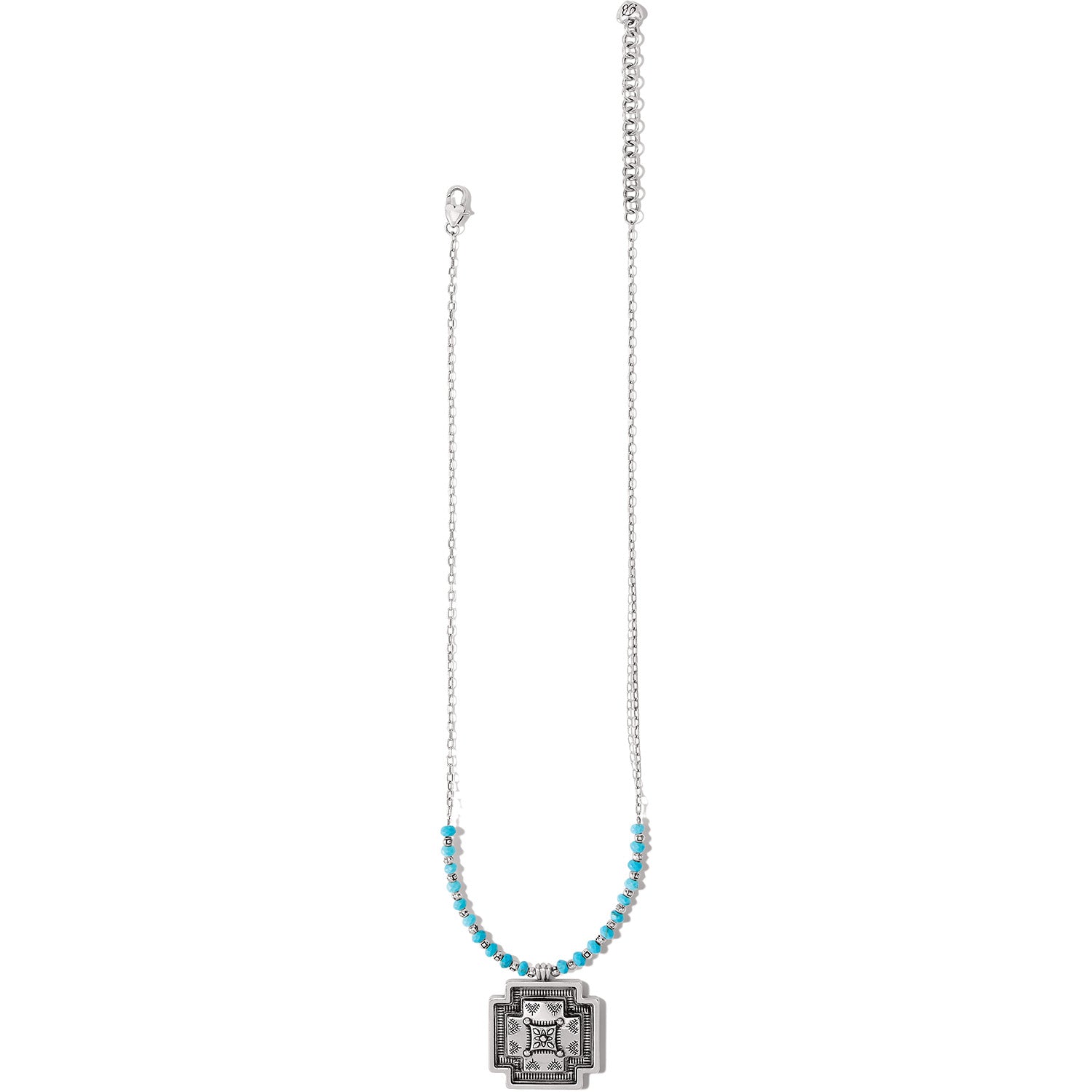 Mosaic Paseo Bead Cross Necklace